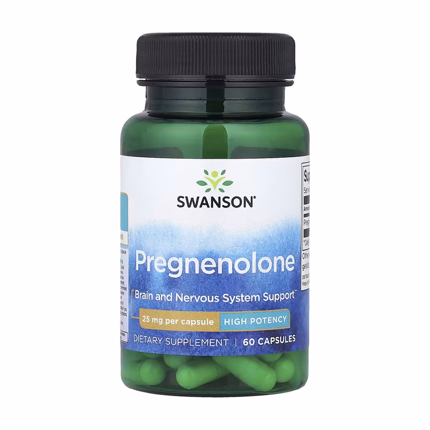 Swanson Pregnenolone High Potency 25 мг — 60 капсул