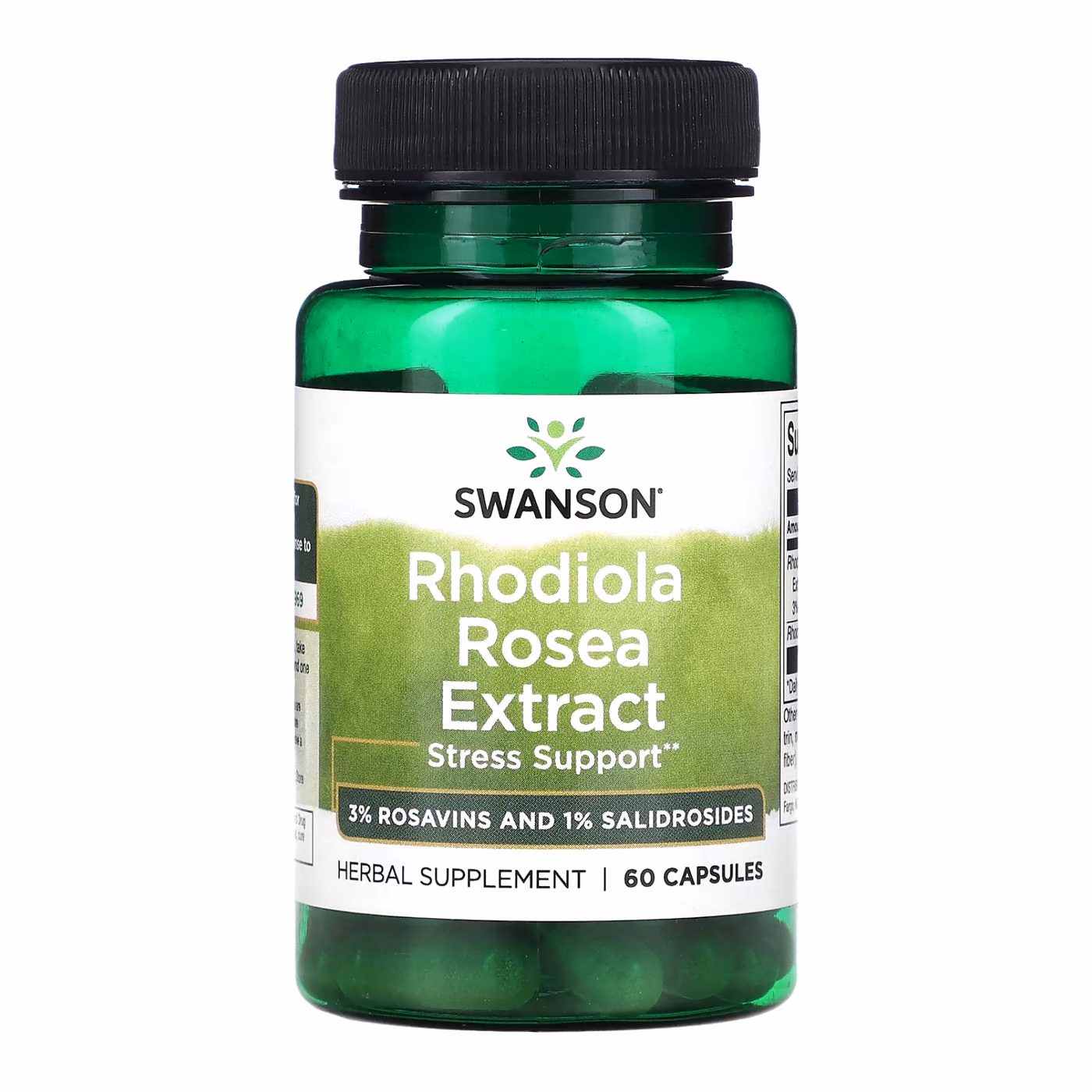 Swanson Экстракт родиолы розовой — 60 капсул