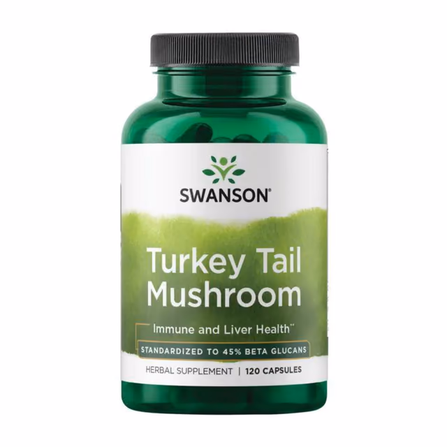 Swanson Turkey Tail Mushroom 500 мг — 120 капсул