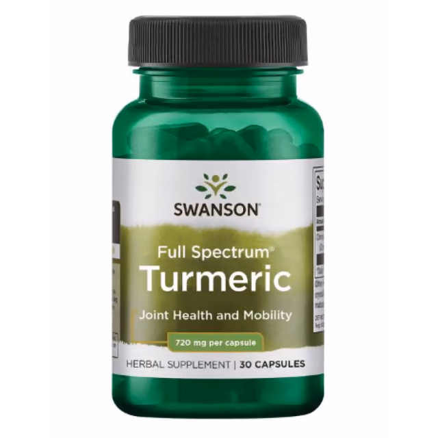Swanson Full Spectrum® Turmeric 720 мг, 30 капсул