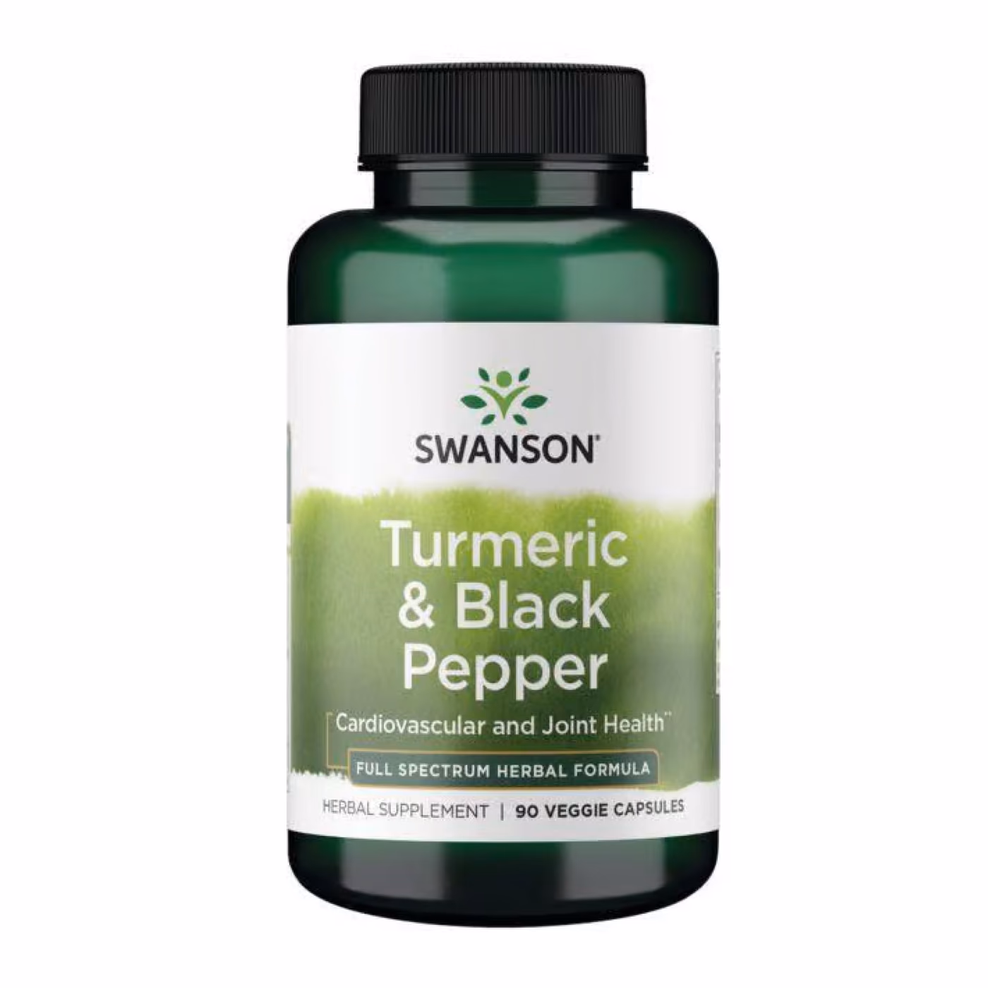 Swanson Turmeric & Black Pepper, 90 вегетарианских капсул
