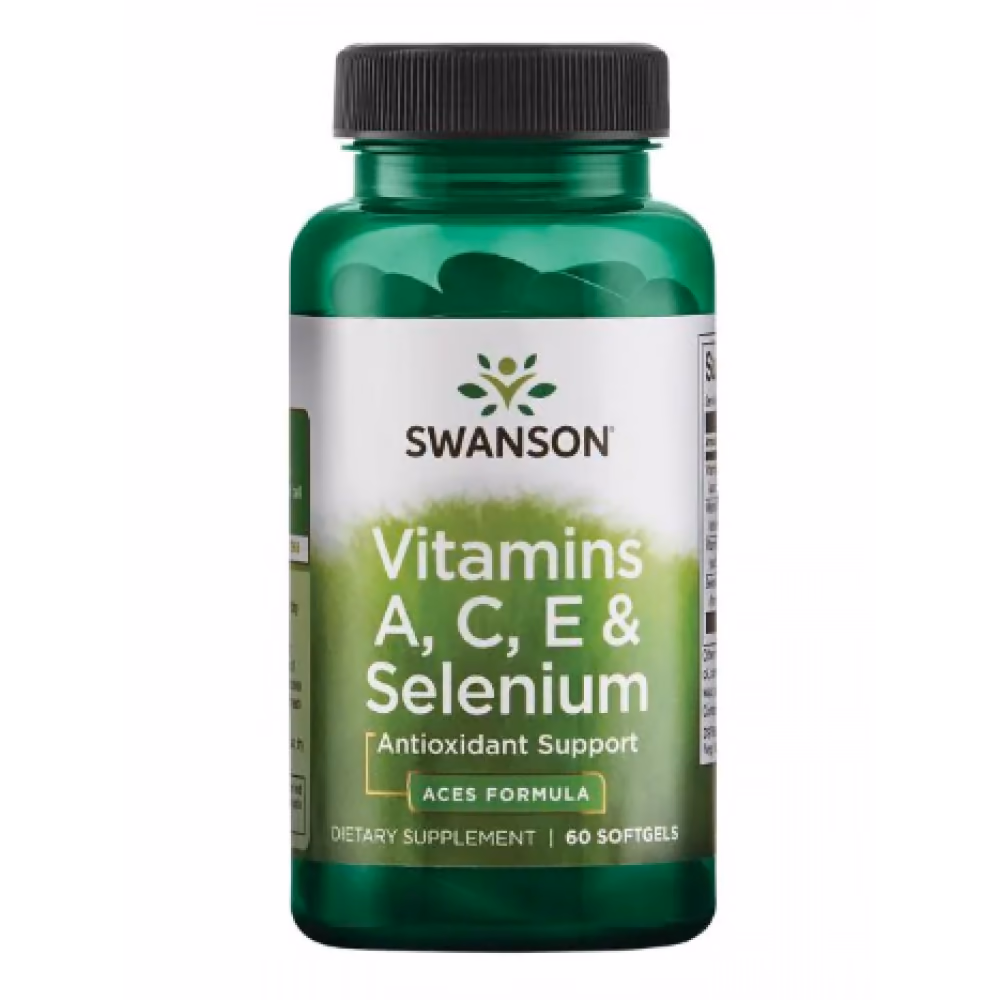 Vitamin A C E + Selenium - 60sgels