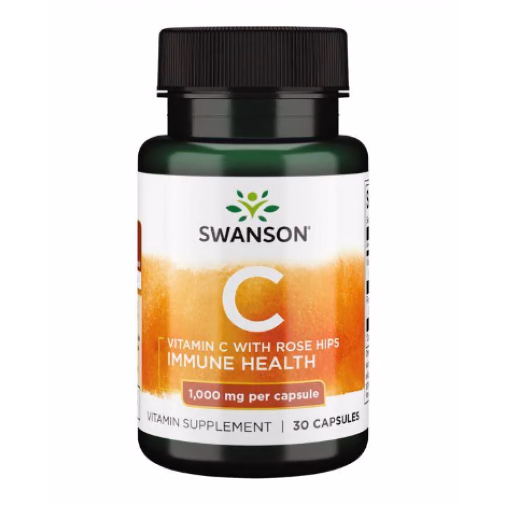 Vitamin C Rose Hips 1000mg - 30caps