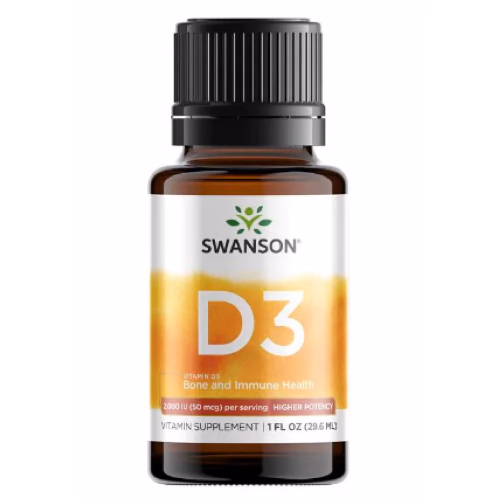 Vitamin D3 Bone and Immune Health 2000 IU (50mcg) -1fl(29.6ml)