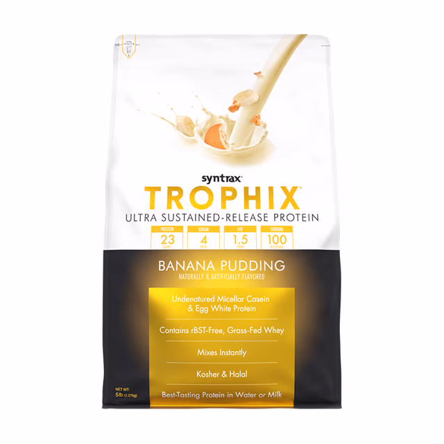 Syntrax Trophix Ultra Sustained-Release Protein, Banana Pudding, 2270 г