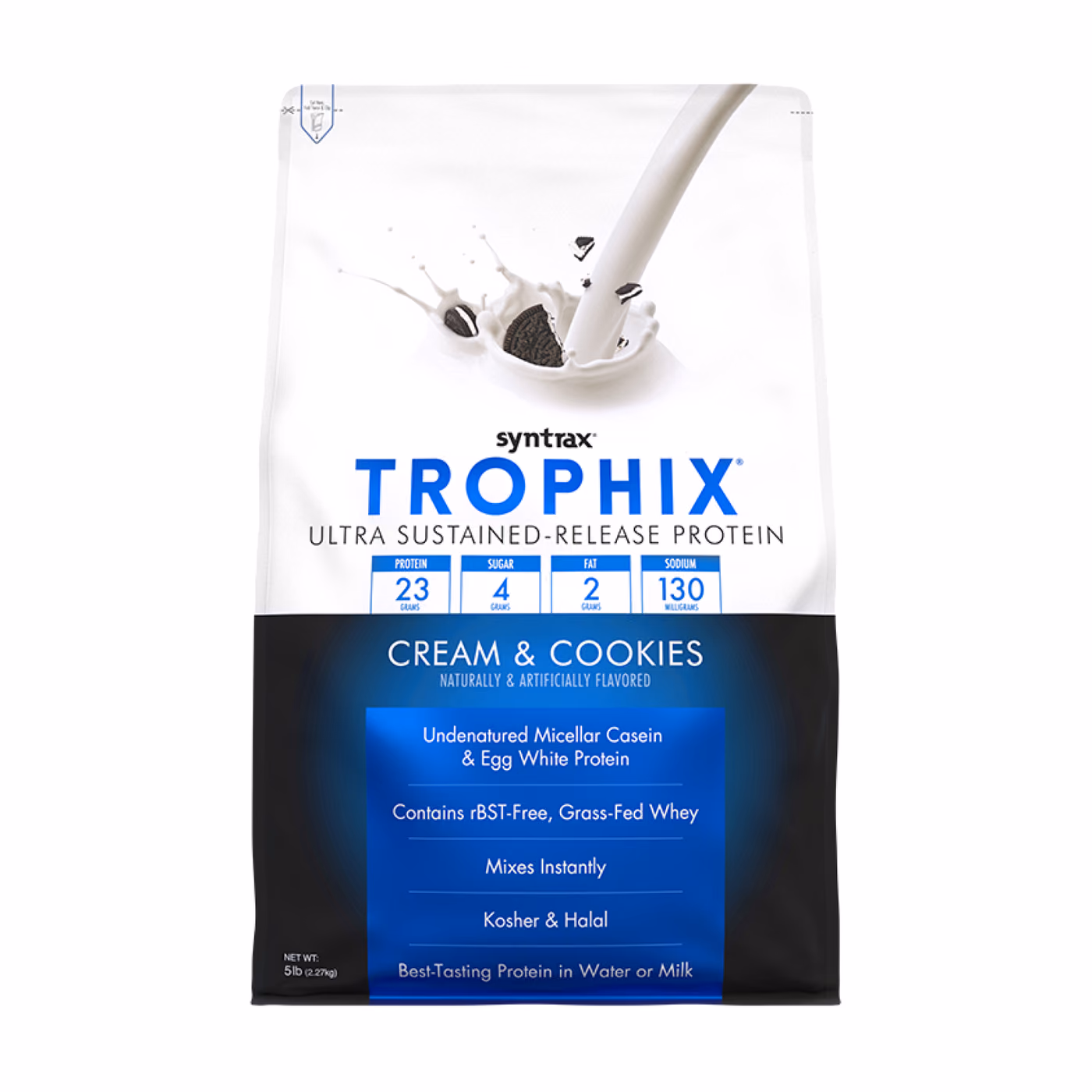 Syntrax Trophix Ultra Sustained-Release Protein Cream & Cookies, 2,27 кг