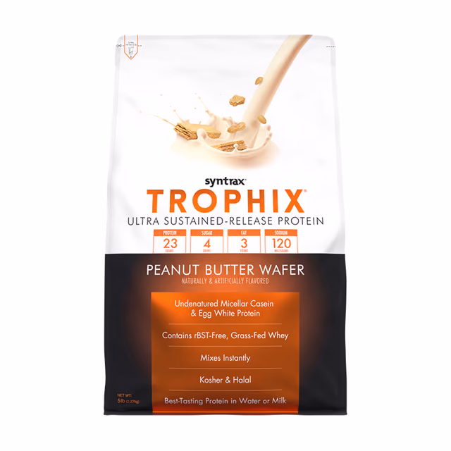 Syntrax Trophix Ultra Sustained-Release Protein Peanut Butter Wafer, 2,27 кг