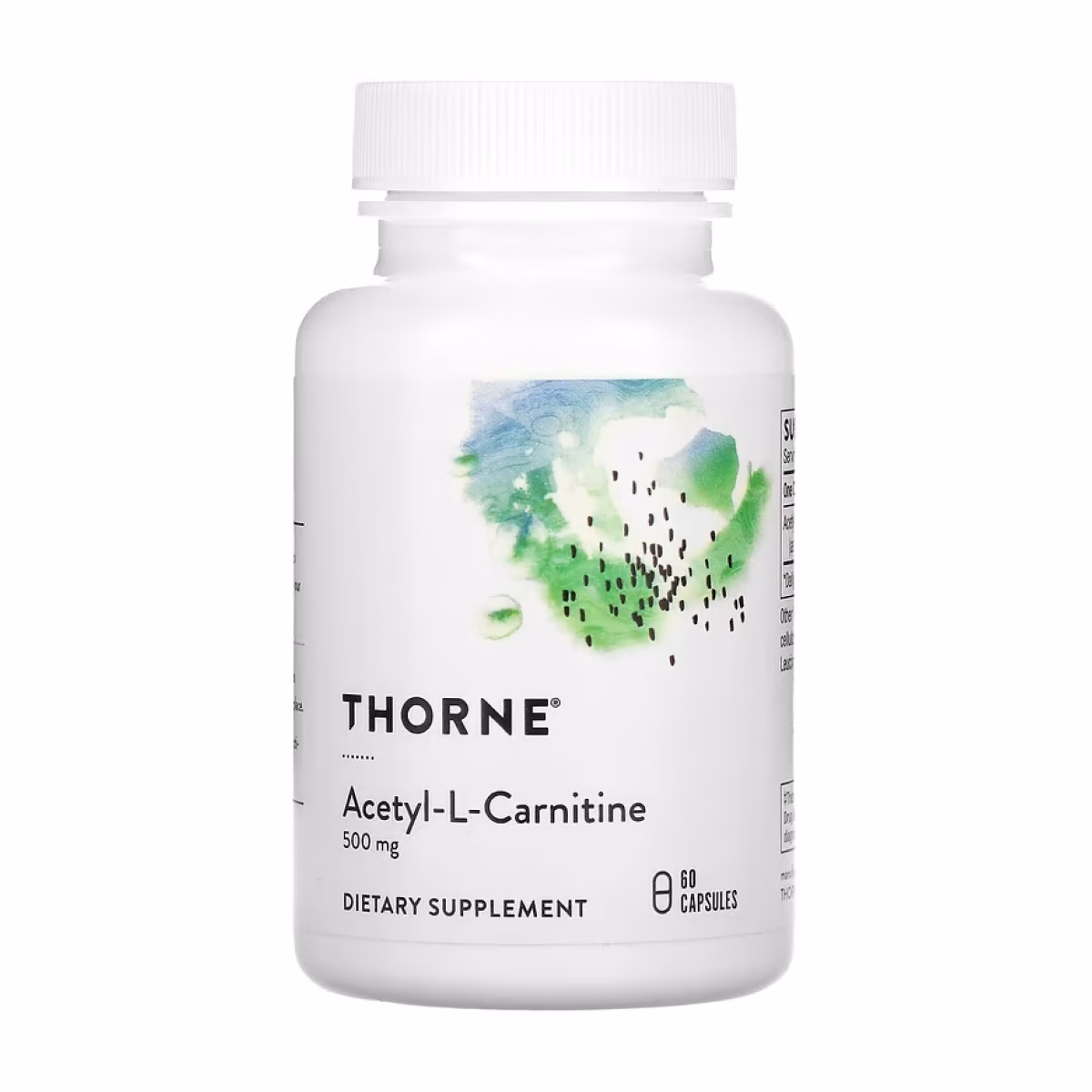 Thorne Acetyl-L-Carnitine 500 мг, 60 капсул