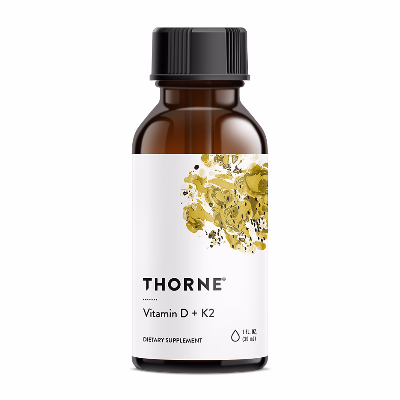 Thorne Vitamin D + K2, 30 мл