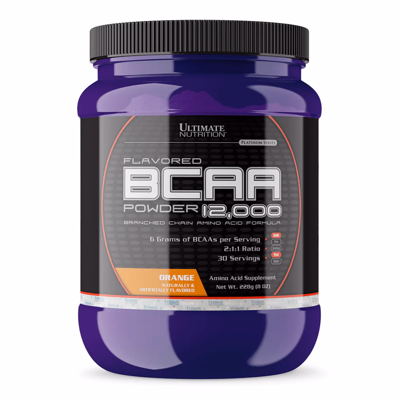 Ultimate Nutrition BCAA Powder 12000, апельсин, 228 г