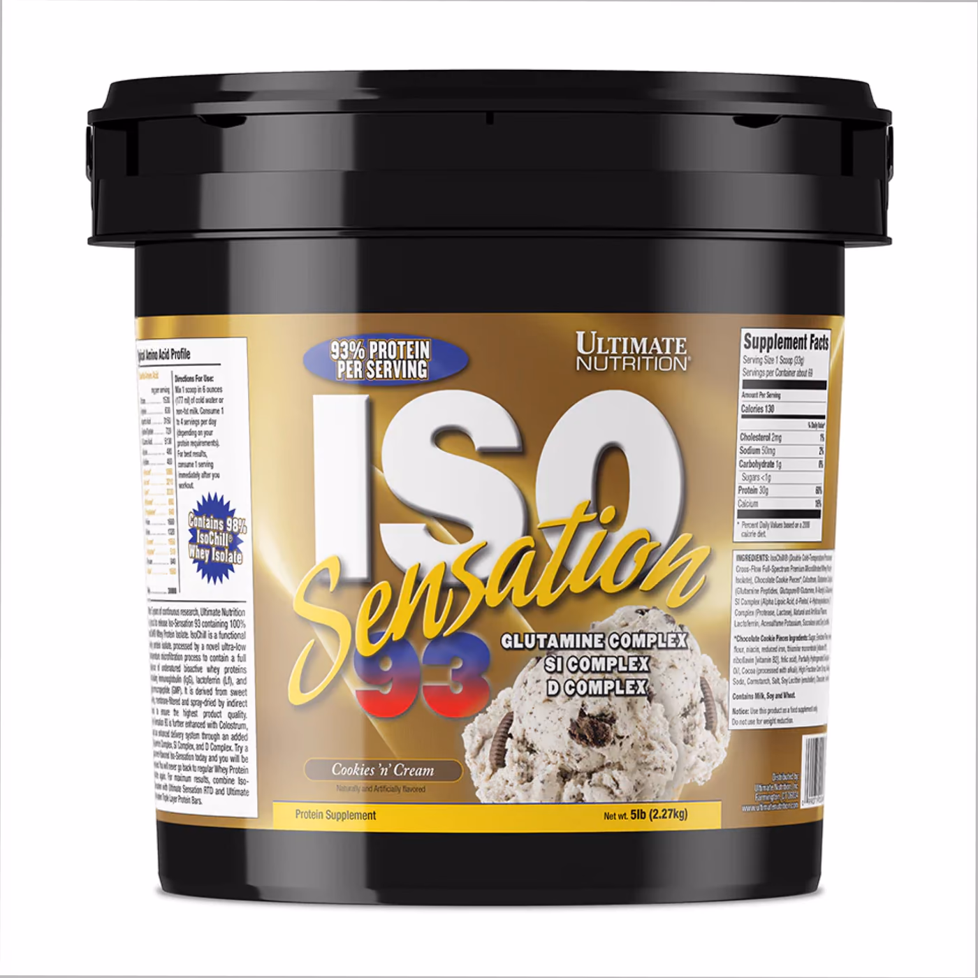 Ultimate Nutrition ISO Sensation 93 Cookies ’n’ Cream, 2,27 кг
