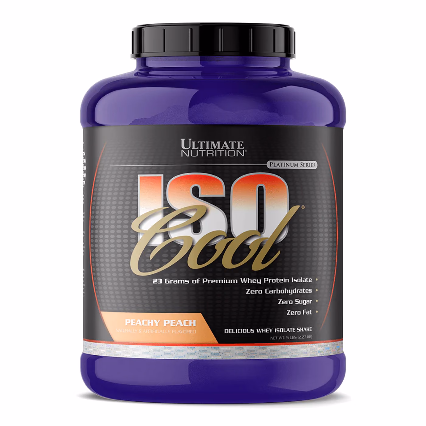 Ultimate Nutrition ISO Cool Peachy Peach, изолят сывороточного протеина, 2,27 кг
