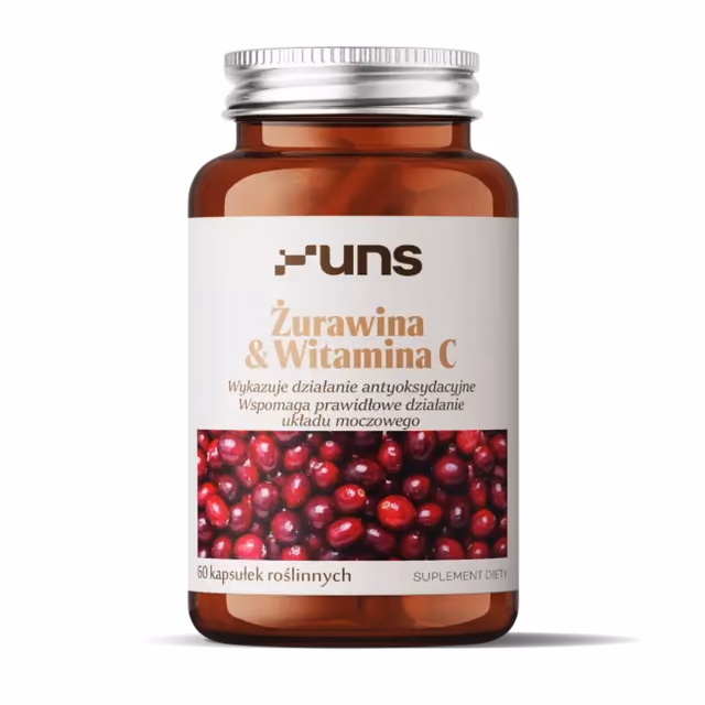 UNS Vitamins Cranberry Vitamin C, 60 растительных капсул