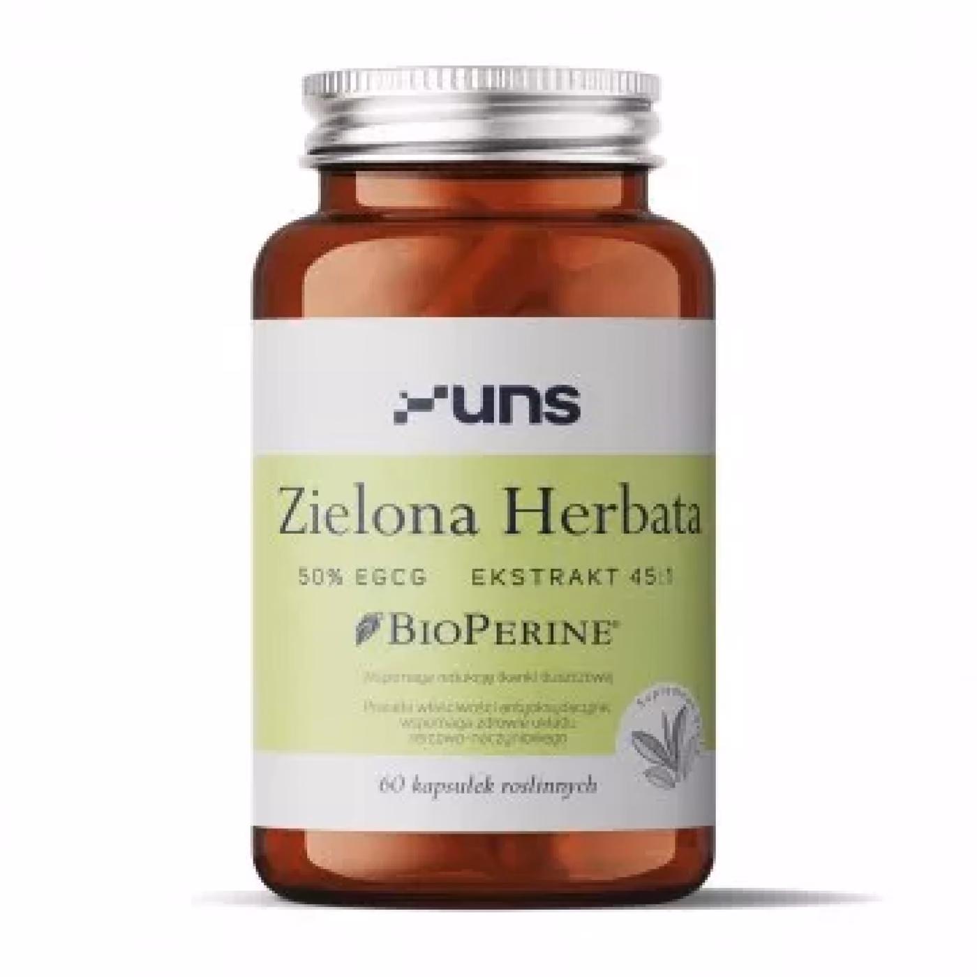 UNS Vitamins Zielona Herbata, 60 растительных капсул