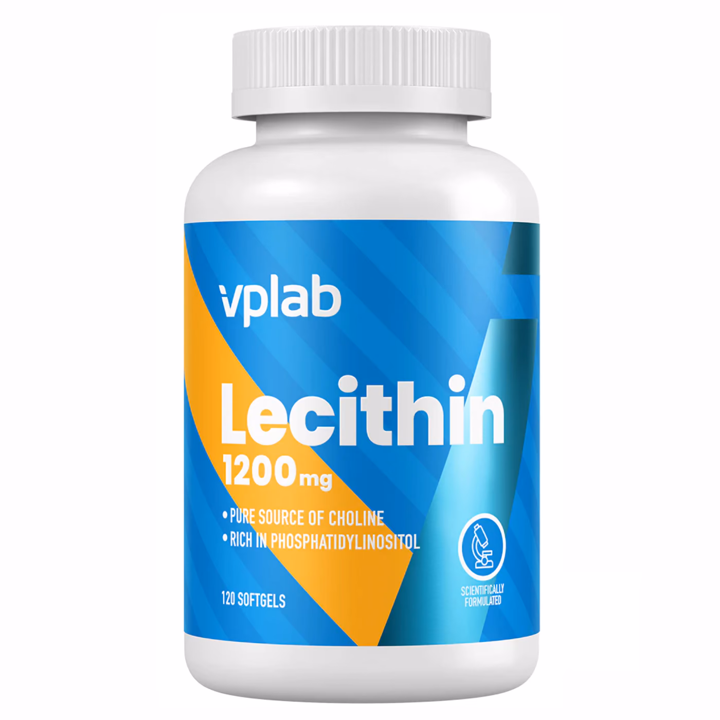 VPLab Lecithin 1200 mg, 120 мягких капсул