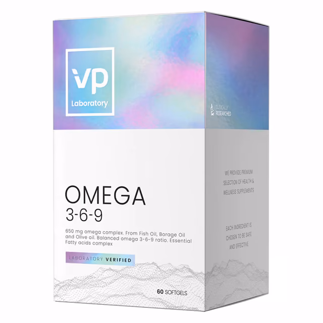 VPLab Omega 3-6-9, 60 мягких капсул