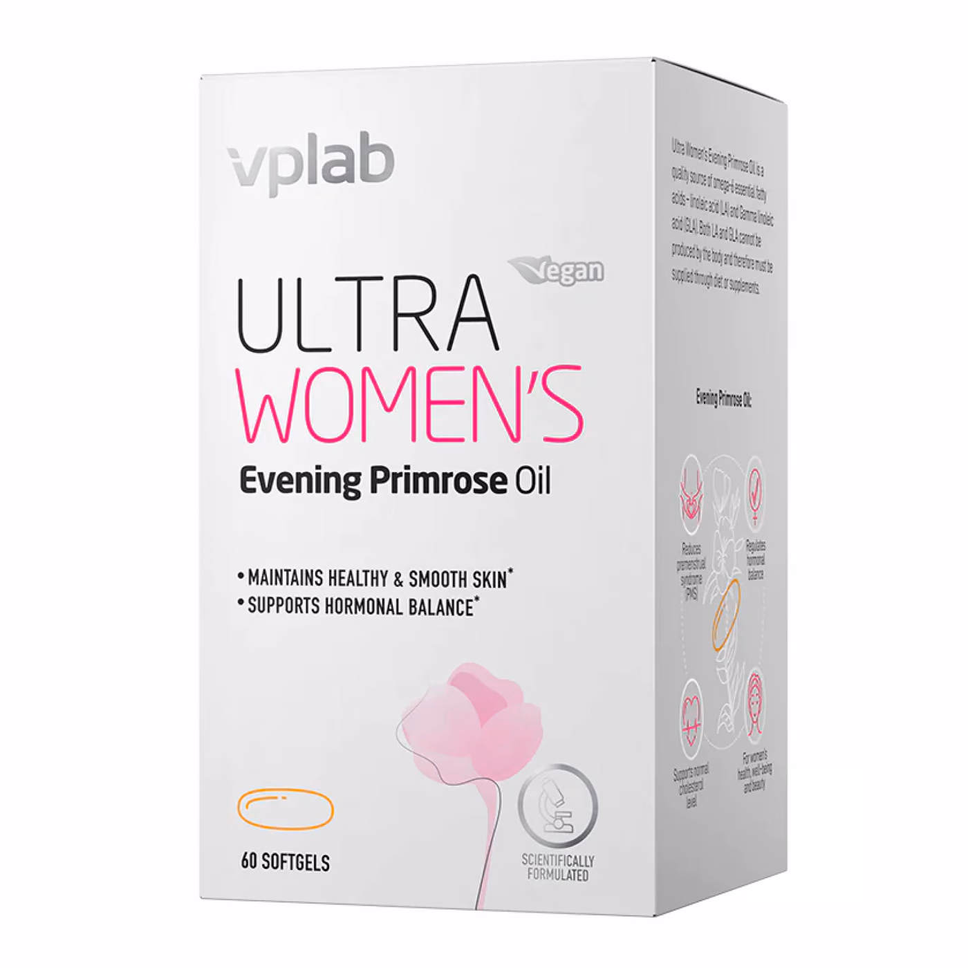 VPLab Ultra Women's Evening Primrose Oil, 60 мягких капсул