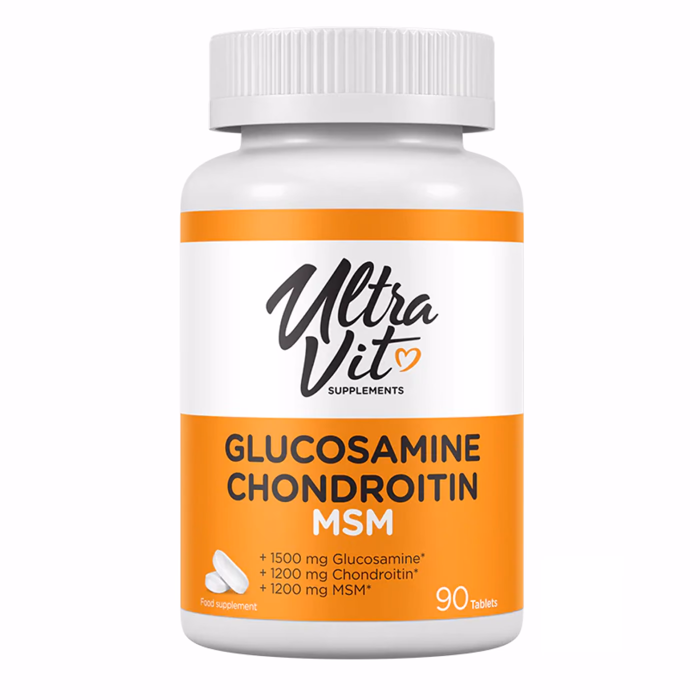 VPLab Ultravit Glucosamine Chondroitin MSM, 90 таблеток