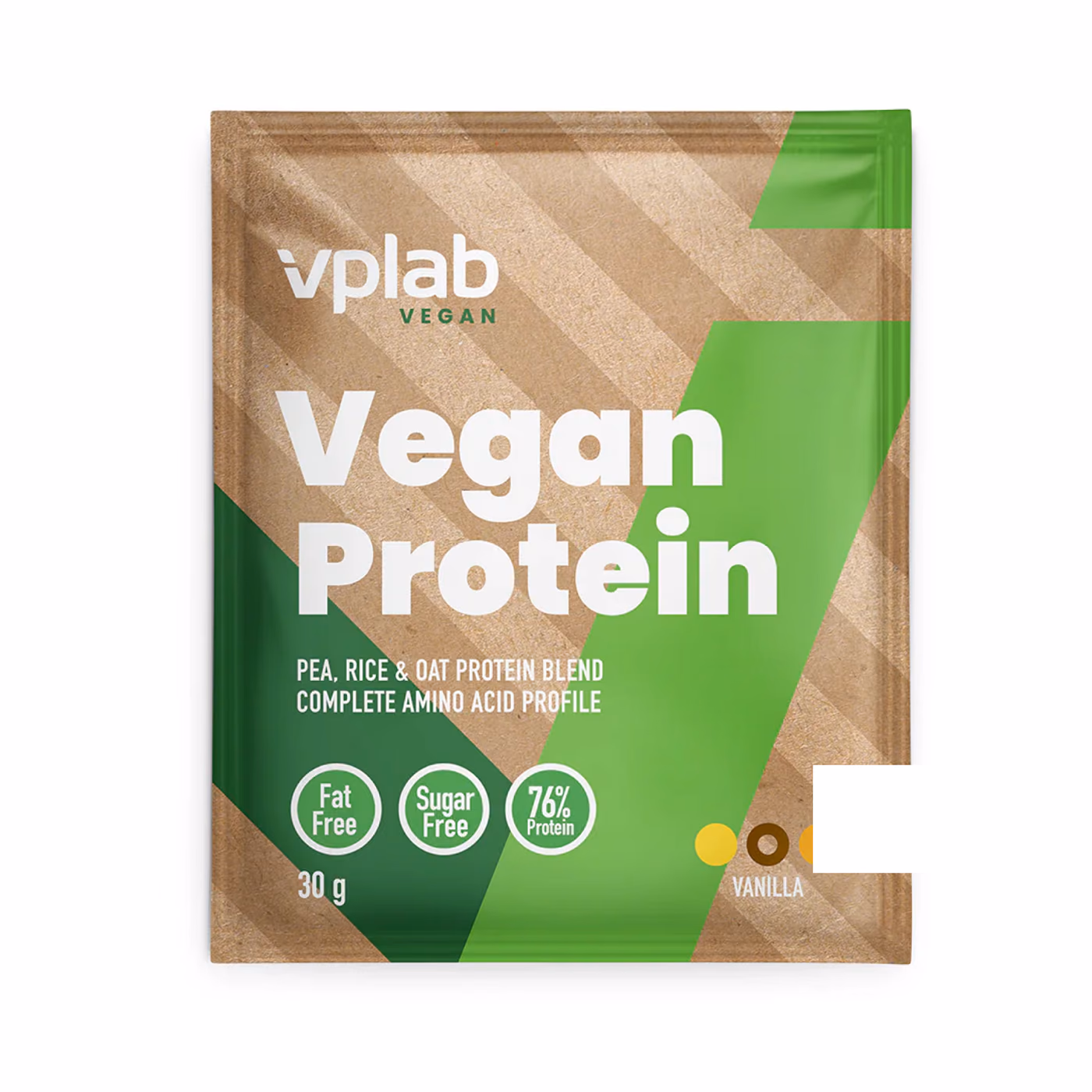 VPLab Vegan Protein, ваниль, 30 г