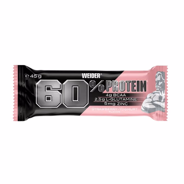 60% Protein Bar - 45g Satrawberry Yoghurt